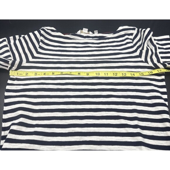 Boden Darcey Jersey BLACK WHITE Striped T Shirt Dress Sz 6R Nautical Travel - Picture 9 of 9